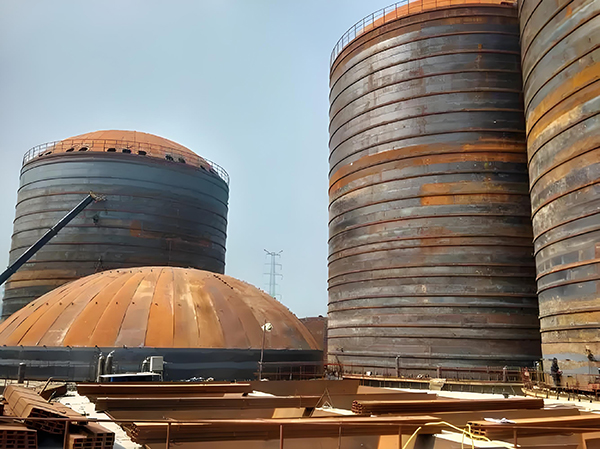 建华焦粉钢板仓